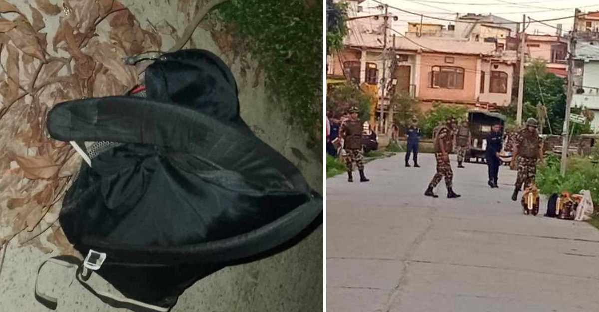 कांग्रेस सभापति देउवा निवास अगाडि फेला परेको शङ्कास्पद वस्तुभित्र माटो भेटियो