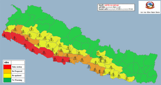 मनसुनको प्रभाव पूर्वमै, मध्य र पश्चिम तराईका जिल्लामा असार २ गतेसम्म तातो हावा चल्ने