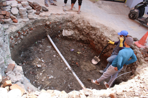 पाशुपत क्षेत्रका पुरातात्विक महत्वका धारा, कुवा र इनारको उत्खनन सुरु