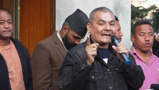 दुर्गा प्रसाईँ नेतृत्वको महाअभियानले प्रदर्शन स्थल परिवर्तन गर्‍यो  