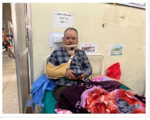 बागलुङ दुर्घटनाका घाइते भन्छन्- चालकको लापरबाहीले दुर्घटना भयो