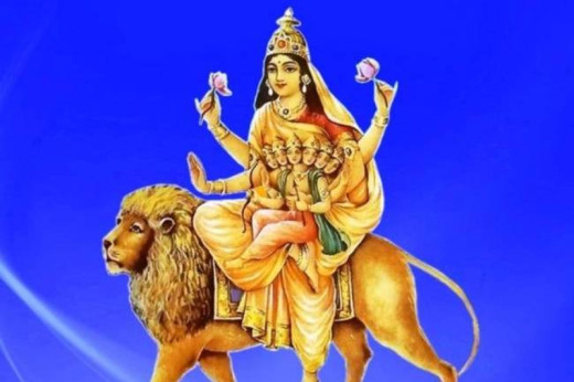 नवरात्रको पाँचौँ दिन आज, स्कन्दमाताको पूजा आराधना गरिँदै