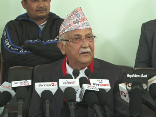राजनीति फोहोरी खेलतर्फ लाग्यो : एमाले अध्यक्ष ओली