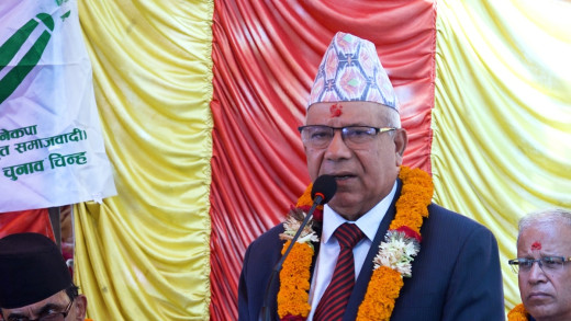 पार्टी खोलेर चुनाव लड्न पूर्व राजालाई माधव नेपालको चुनौति