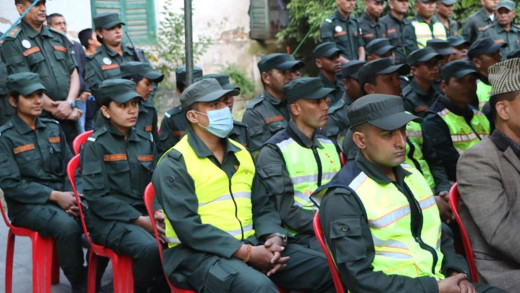 सुर्तीजन्य पदार्थ बेचबिखन निगरानी गर्न काठमाडौंका मुख्य चोकमा नगर प्रहरी परिचालन