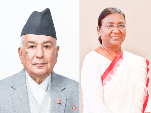 राष्ट्रपति पौडेलले दिए भारतीय समकक्षी मुर्मूलाई नेपाल भ्रमणको निम्तो