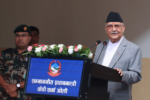 प्रहरीको काम, कारबाहीमा हस्तक्षेप नगर्ने प्रधानमन्त्री ओलीको प्रतिवद्धता 