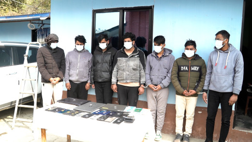 क्रिप्टोमार्फत अनलाइन खेल खेलाउने ७ पक्राउ