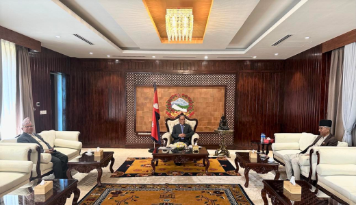 गठबन्धनको बैठकद्वारा मन्त्रिपरिषद्लाई पूर्णता दिने शीर्ष नेताबीच सहमति