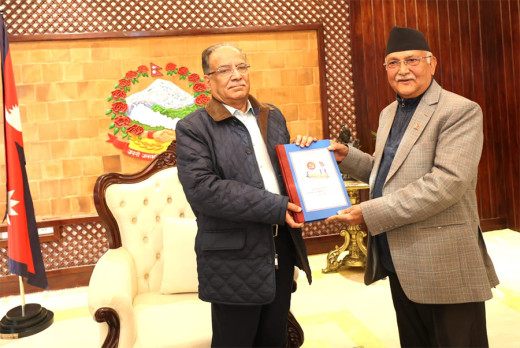 एमालेले सरकारलाई बुझायो ७५१ बुँदामा जनताको नासो