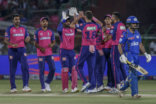 राजस्थानसँग ९ विकेटले हार्‍यो मुम्बई 