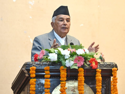 भूमिगत जलस्रोतको पुनःभरणका लागि जलाधार क्षेत्रको संरक्षण गर्नुपर्छ: राष्ट्रपति