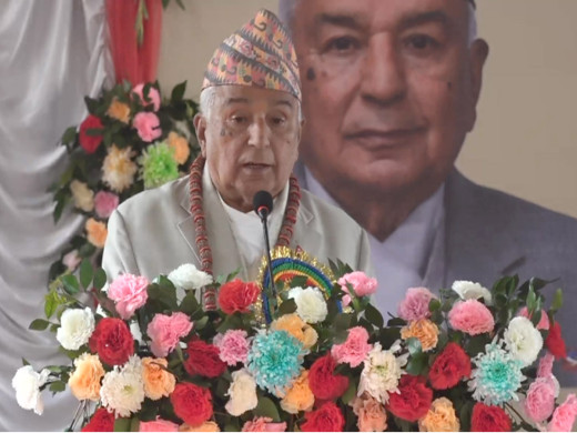  महिलालाई पनि वैदिक ज्ञान र सम्मान अर्पण गर्नुपर्छ: राष्ट्रपति