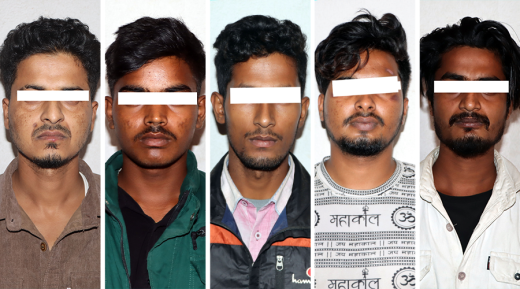 ईसेवाको कर्मचारी भन्दै ठगी गर्ने पाँच जना पक्राउ