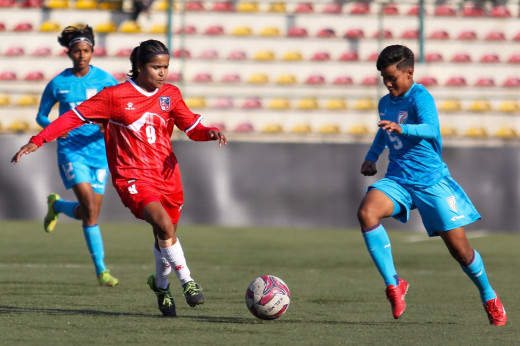 साफ यू-१६ महिला च्याम्पियनसिप: भारतसँगको फराकिलो हारपछि फाइनल पुग्न असफल भयो नेपाल