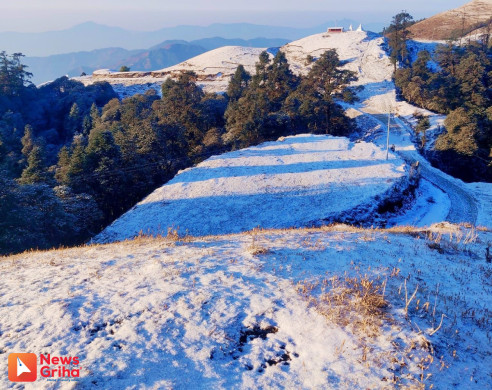 शैलुङमा हिउँ पर्‍यो [तस्बिरसहित]