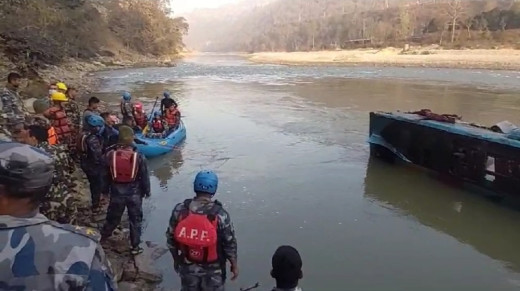 त्रिशुलीको बस दुर्घटनामा ज्यान गुमाउनेको संख्या सात पुग्यो