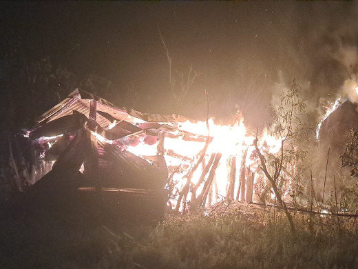 गोठमा आगलागी हुँदा जलेर बर्दियामा एक जनाको मृत्यु