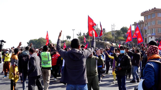 दुर्गा प्रसाईंको कार्यक्रममा ९ हजार प्रदर्शनकारी, युवा संघको कार्यक्रममा कति?