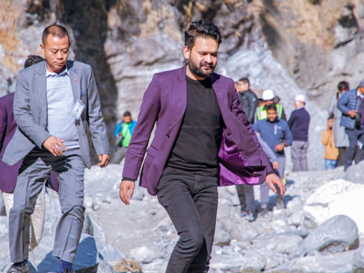 मेलम्ची उद्घाटनमा बालेनको व्यंग्य– 'एउटा मन कति पल्ट जित्नु हुन्छ प्रचण्ड सरकार'