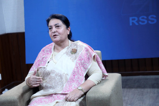 गणतन्त्र सुदृढ तुल्याउन मूलधारका राजनीतिक दलको सुझबुझ र सहकार्य आवश्यक : पूर्वराष्ट्रपति भण्डारी