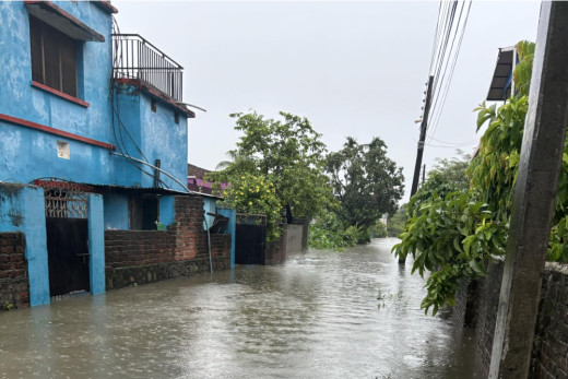 विराटनगर विमानस्थलमा बाढी पस्यो, उडान प्रभावित 