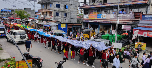झापामा बुद्धचित्र प्रदर्शन