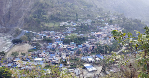 पश्चिम म्याग्दीको व्यापारिक केन्द्र दरवाङ बजार