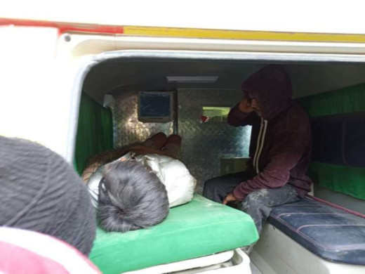 जुम्लामा मिनी ट्रक दुर्घटना, दुई जना घाइते 