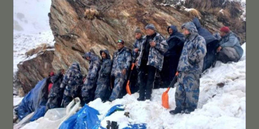 दार्चुलाको व्यासमा हिमपहिरो : बिहानैदेखि बेपत्ताको खोजी