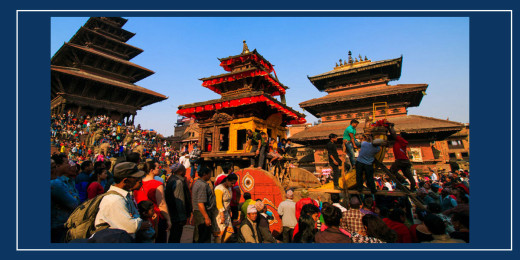 भक्तपुरको ऐतिहासिक बिस्केट जात्रा सुरु