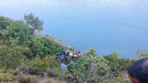 रुकुम पश्चिममा जीप दुर्घटना, दुईको मृत्यु