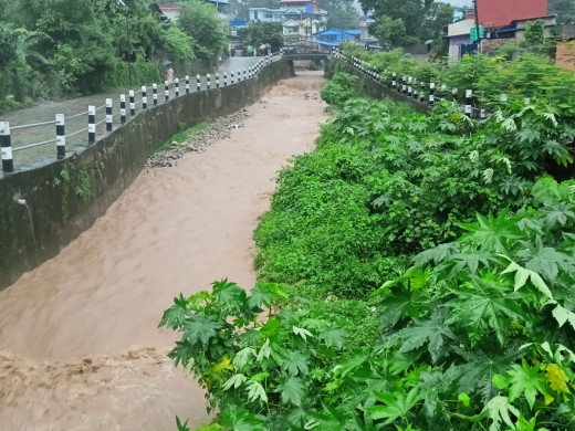 पूर्वका साना खोलामा बाढीको जोखिम