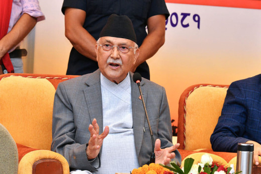 चितवन पुगेर ओलीले फेरि भने– ‘रामको जन्म माडीस्थित अयोध्यापुरीमा भएको हो’