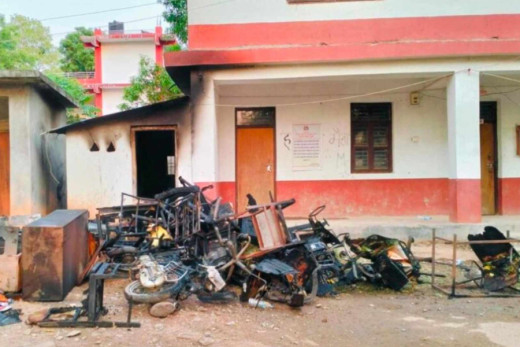 सुर्खेतमा मालपोत कार्यालयमा आगलागी