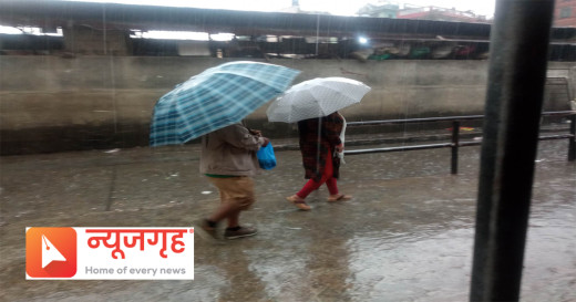 अझै केही दिन वर्षा जारी, यी स्थानमा भारी वर्षा हुने