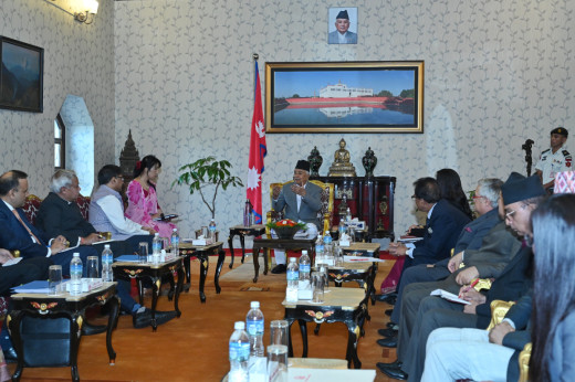 भारतीय विदेश सचिवलाई राष्ट्रपतिले भने–जलवायु परिवर्तनको असर न्यूनीकरणमा नेपाल–भारत मिलेर अघि बढौँ