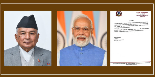 राष्ट्रपति पौडेललाई भारतीय प्रधानमन्त्री मोदीले गरे स्वास्थ्यलाभको कामना
