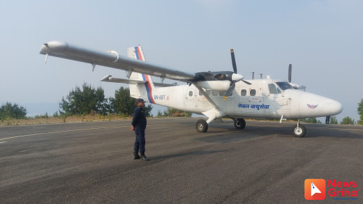 गुल्मीमा हवाई उडान अनियमित हुँदा यात्रुहरू समस्यामा