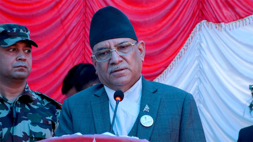 शान्ति र लोकतन्त्रलाई निष्कर्षमा पुर्‍याउन मेरो विकल्प छैन : प्रधानमन्त्री प्रचण्ड 