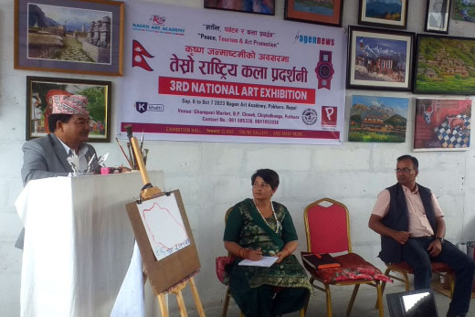पोखरामा राष्ट्रिय चित्रकला प्रदर्शनी