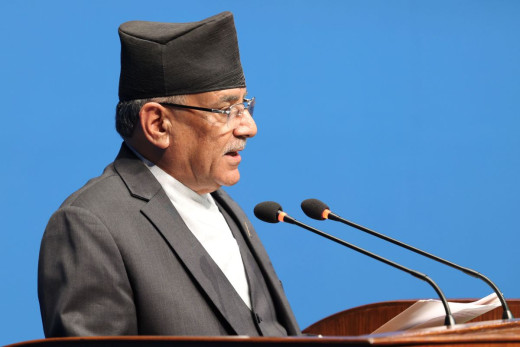 कांग्रेसको होहल्लाबीच संसद्मा विश्वासको मत माग्दै प्रधानमन्त्री प्रचण्ड