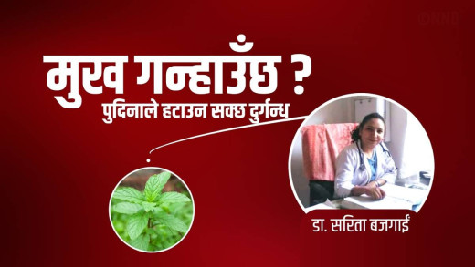 मुख गन्हाउँछ ? पुदिना प्रयोग गर्नुहोस्