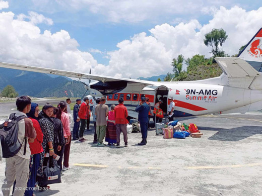 अविरल वर्षापछि अवरूद्ध रारा विमानस्थलमा आजदेखि उडान सञ्चालन