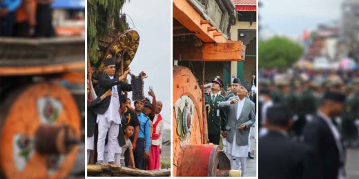 राष्ट्रपति पौडेलले गरे भोटो जात्रा अवलोकन