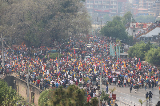 राप्रपाको प्रदर्शनमा झडप
