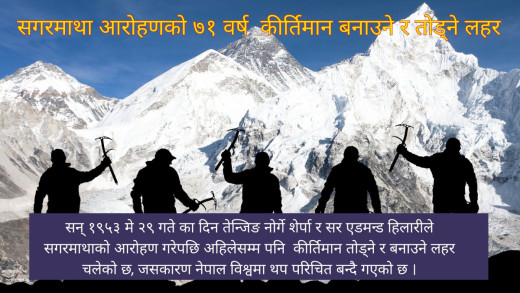 सगरमाथा आरोहणको ७१ वर्ष: कीर्तिमान बनाउने र तोड्ने लहर