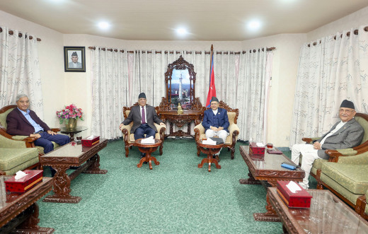 संसद अवरोध हटाउन पुनः शीर्ष तीन दलको बैठक बस्दै 