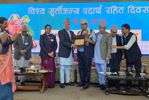 सुर्तीजन्य पदार्थरहित अभियानमा विराटनगर महानगरपालिका सर्वोत्कृष्ट