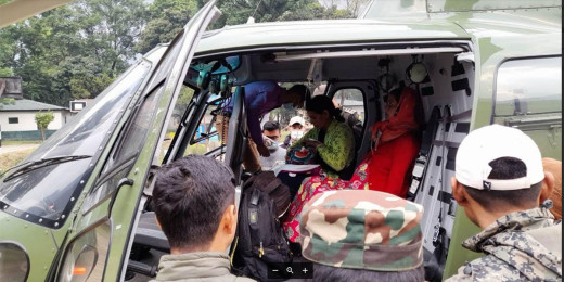 सुत्केरीको हेलिकप्टरबाट उद्धार